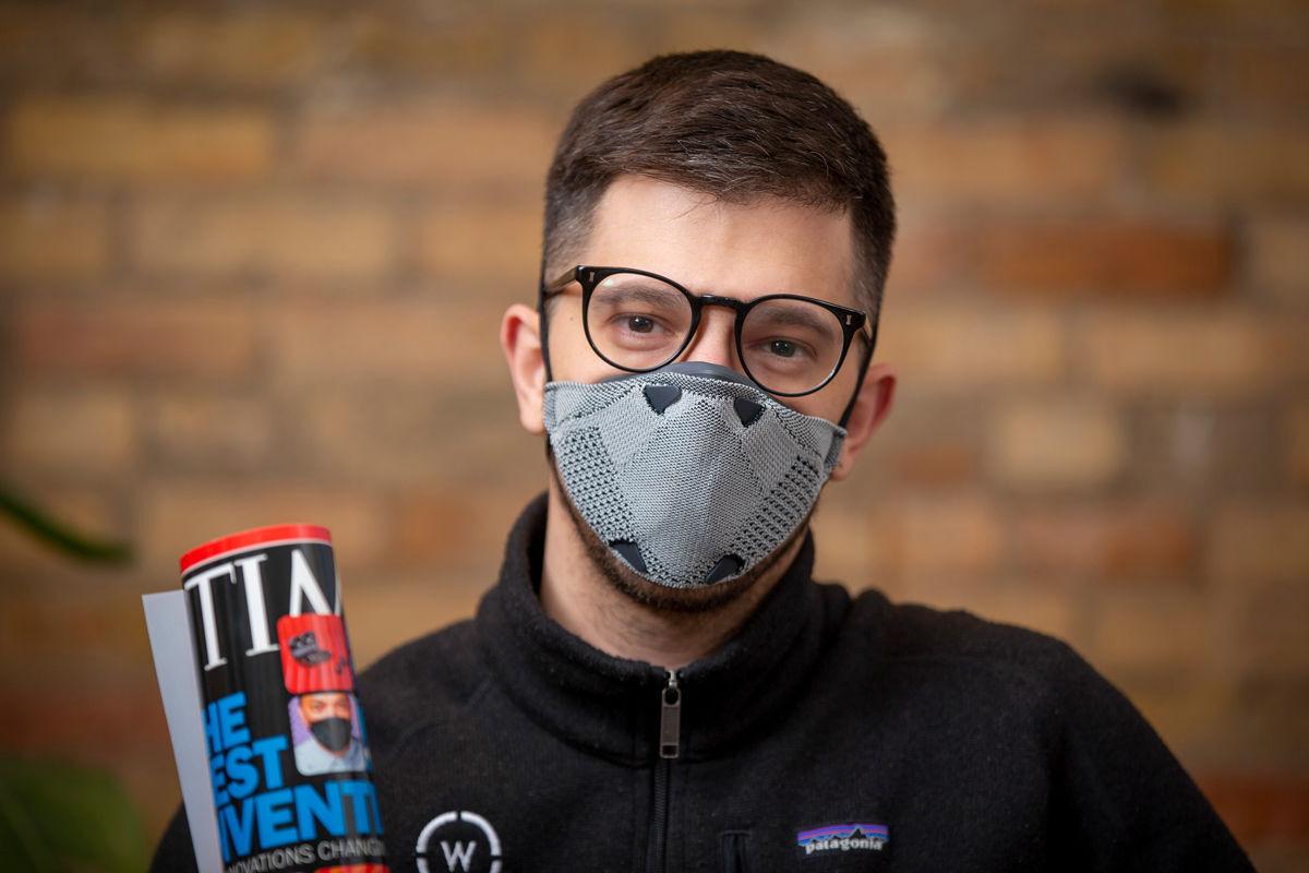 Breathe99 face mask Max Bock-Aronson