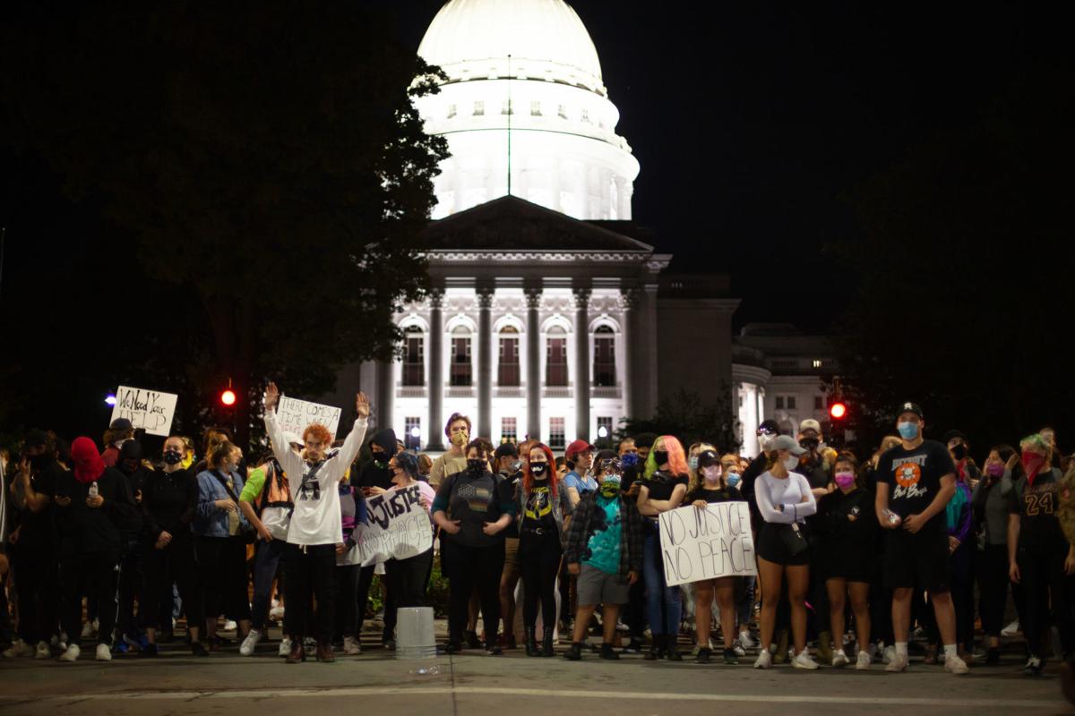 Crowd Remains As The Downtown Curfew Passes And So Does The Peace Local News Madison Com