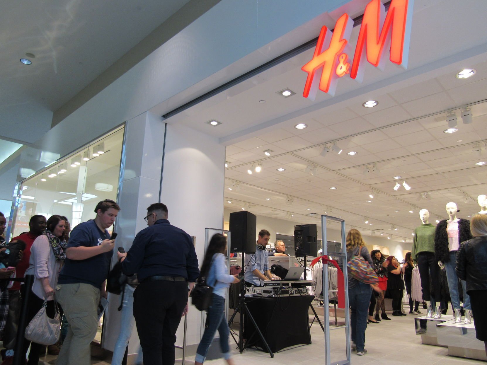 H M store opens with a beat at East Towne as more improvements near completion