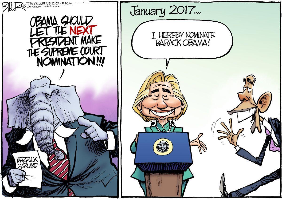 If Obama can't appoint, he might the appointee Nate Beeler