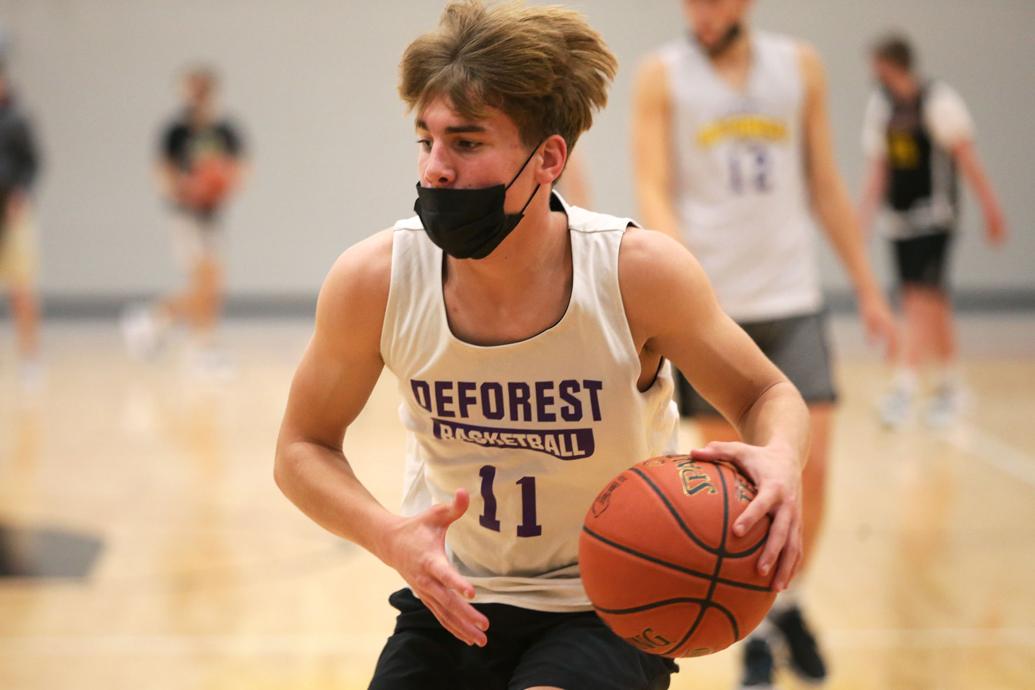 Photos Max Weisbrod, DeForest boys basketball prepares for season