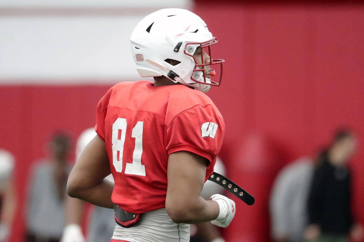 How Wisconsin senior Jaylan Franklin is living up to his potential at tight  end