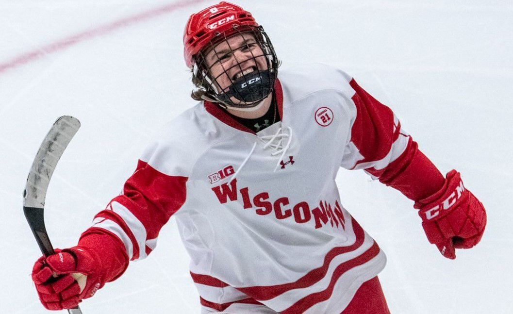 Cole Caufield’s dominating season rewarded with Badgers’ second Hobey Baker Award