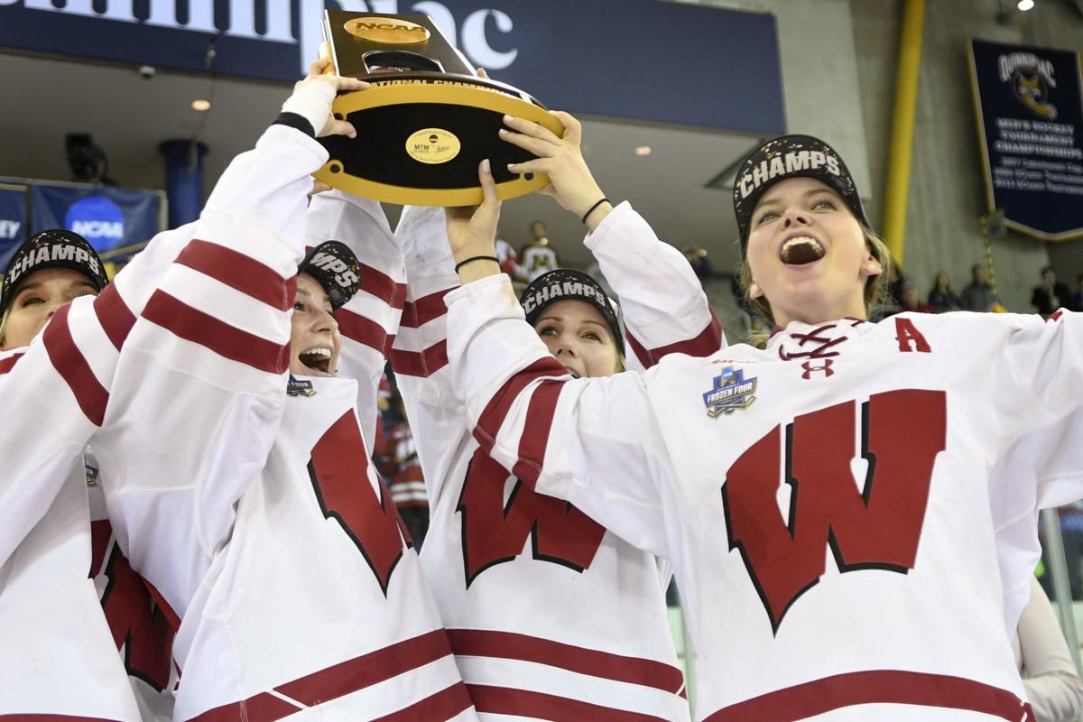 Wisconsin Badgers Win Their Fifth Ncaa Women S Hockey Championship Blanking Minnesota In Title Game Wisconsin Badgers Hockey Madison Com