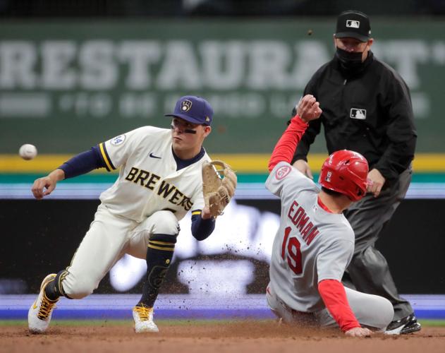 Brewers shortstop Luis Urias struggling in the field, at the plate