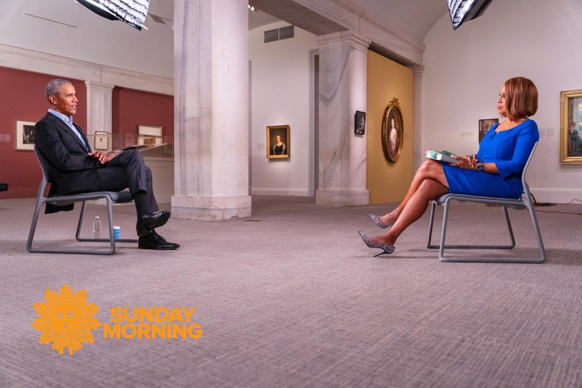 Barack Obama and Gayle King