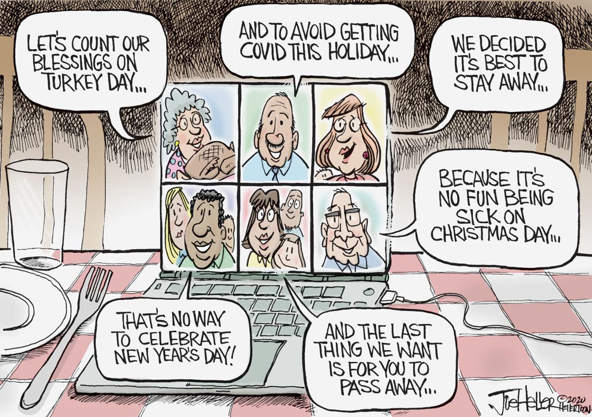 Heller Thanksgiving cartoon 2020