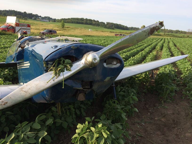 Plane crashes in Vernon County on way to EAA Air Show, 2 injured