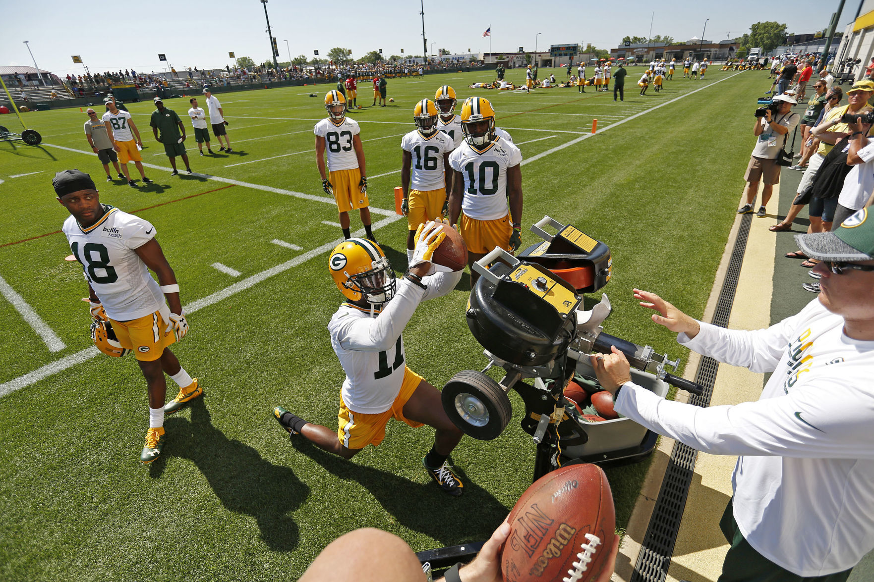 Jordy Nelson Randall Cobb Eddie Lacy Green Bay Packers Action Photo Size: 8 x 10