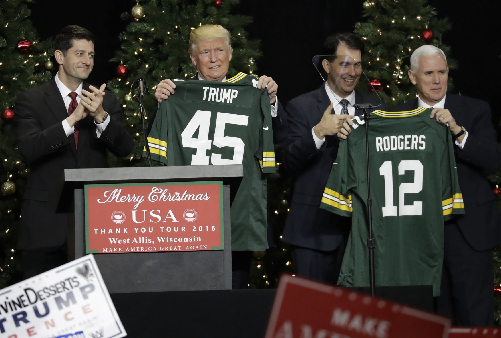 trump packers jersey