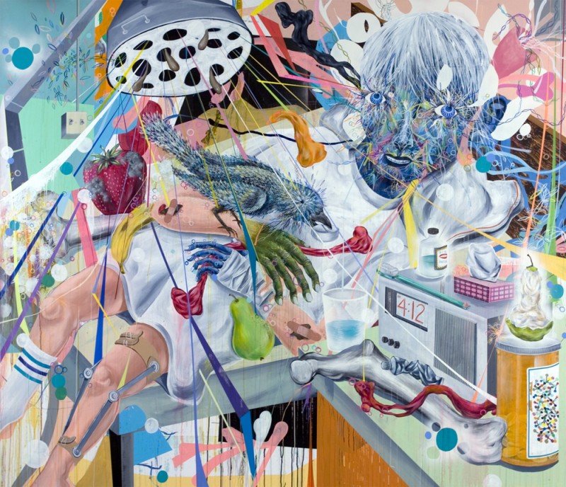 L.A. artists Rob and Christian Clayton use bold splashes of color to