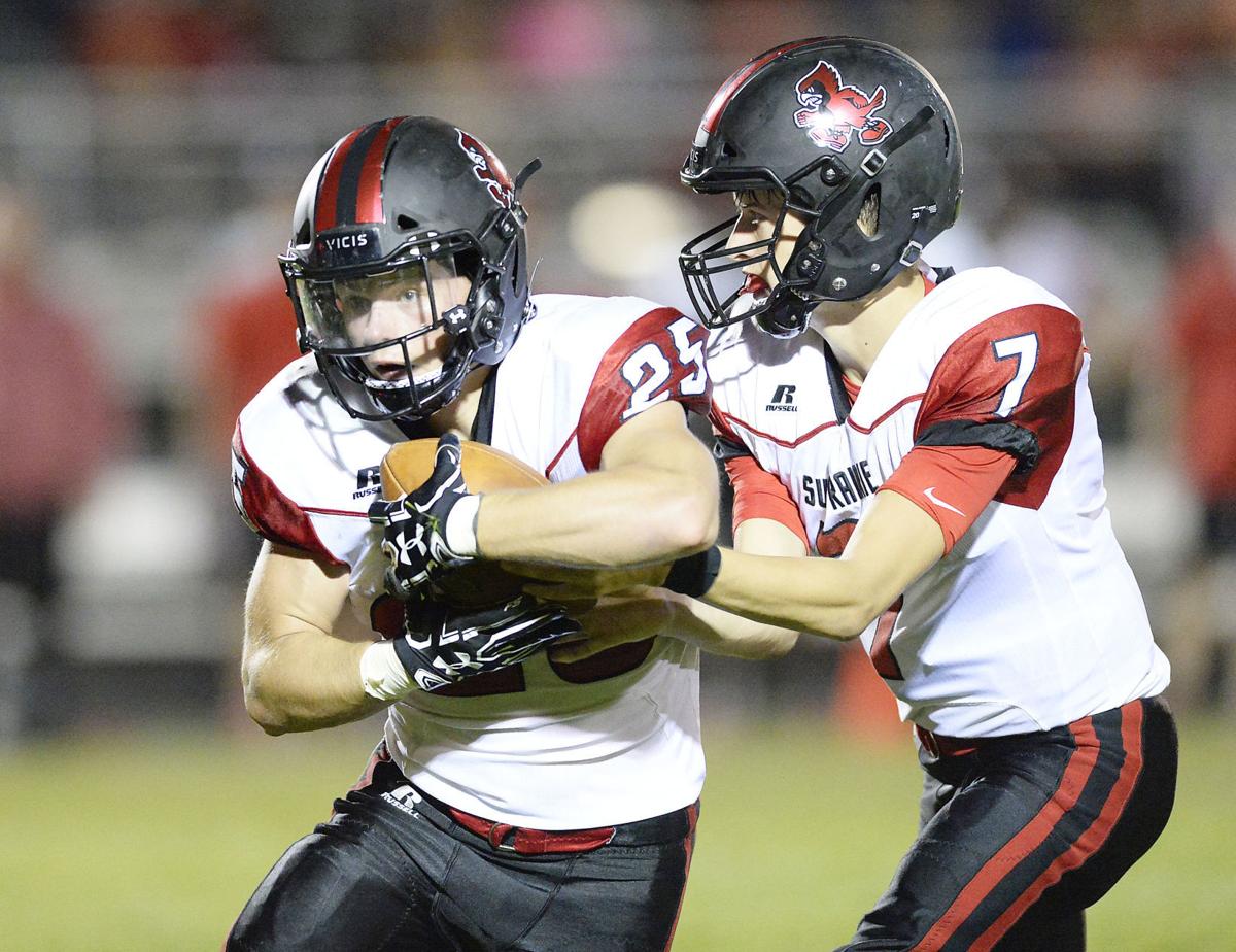 Prep football photo: Sun Prairie's Richie Gilles and Nathan Schauer