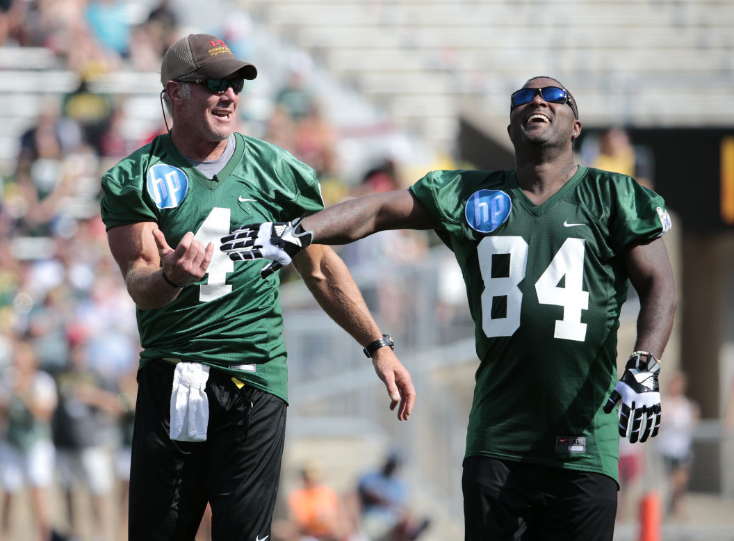 Brett Favre flag football game at Camp Randall Stadium