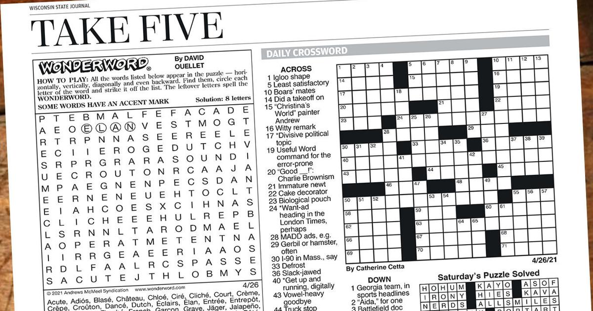 Where are today's State Journal puzzles? Find them here where-are-today-s-state-journal-puzzles-find-them-here