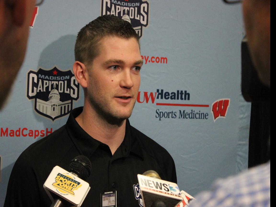 Capitols Garrett Suter Ready For New Level Of Coaching Hockey Madison Com