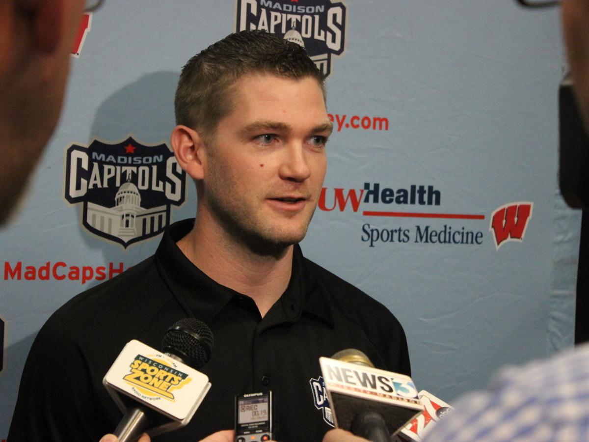 Capitols Garrett Suter Ready For New Level Of Coaching Hockey Madison Com