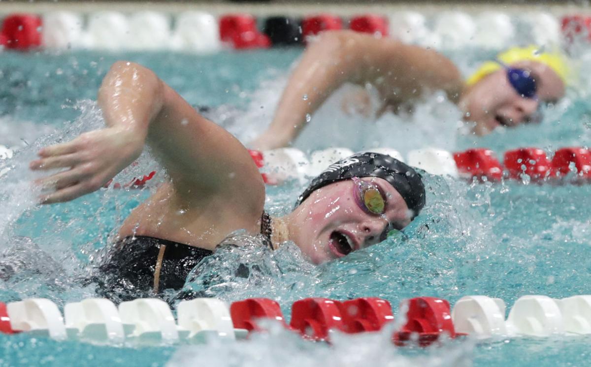 WIAA Division 1 girls state swimming and diving meet