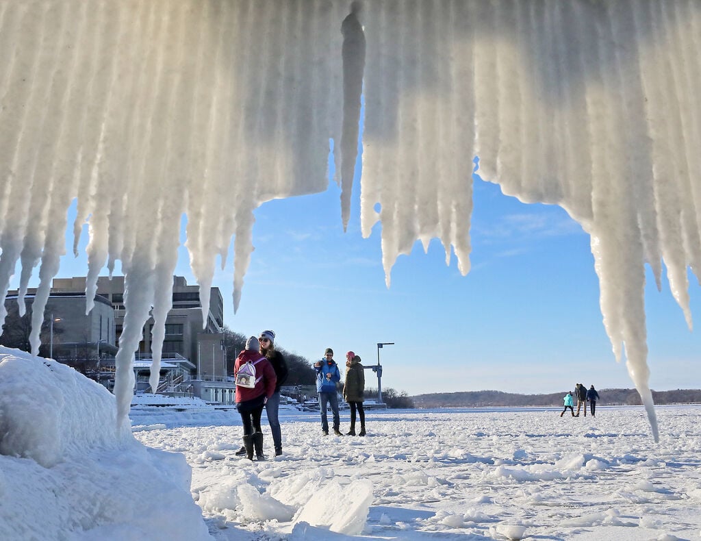 Will the ice covering Madison lakes withstand coming warmth?