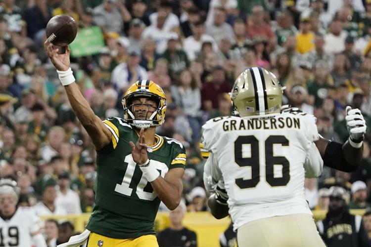 Jordan Love, Trey Lance deliver touchdown passes as the Packers face 49ers