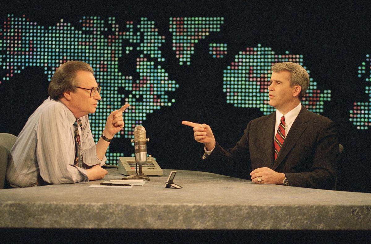 Photos Larry King Through The Years National News Madison Com