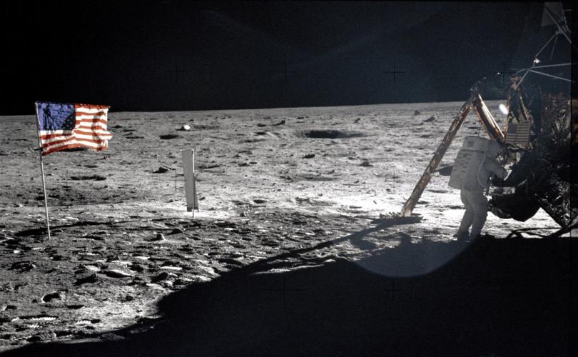 Moon landing file photo