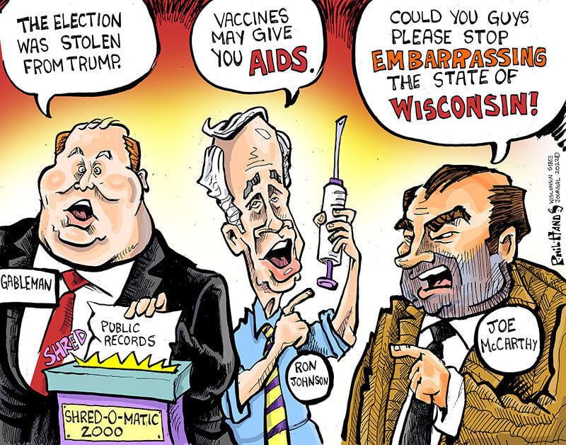 Hands on Wisconsin: Gableman and Johnson embarrass Joe McCarthy