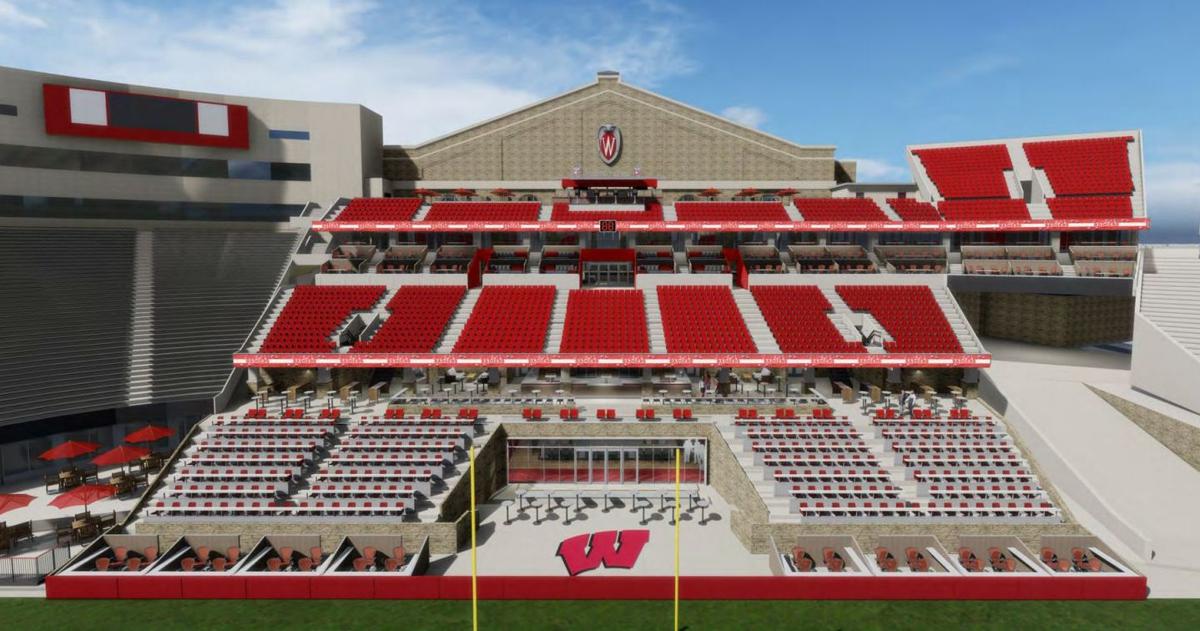 Camp Randall south end zone rendering