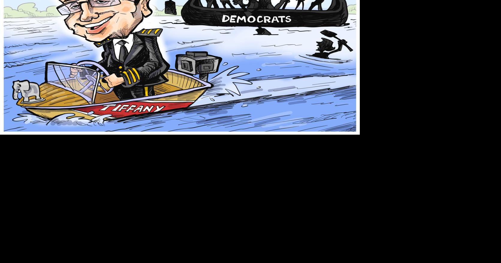 | Opinion Advocates for ideas and draws conclusions based on the interpretation of facts and data. Tom Tiffany throttles past the Democrats in Phil Hands' cartoon Jun 14, 2026 5 mins ago