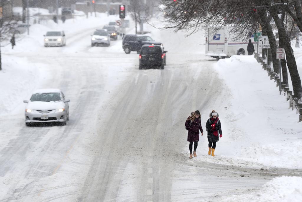 Photos Winter Storm Closes Schools And Creates Treacherous Roads