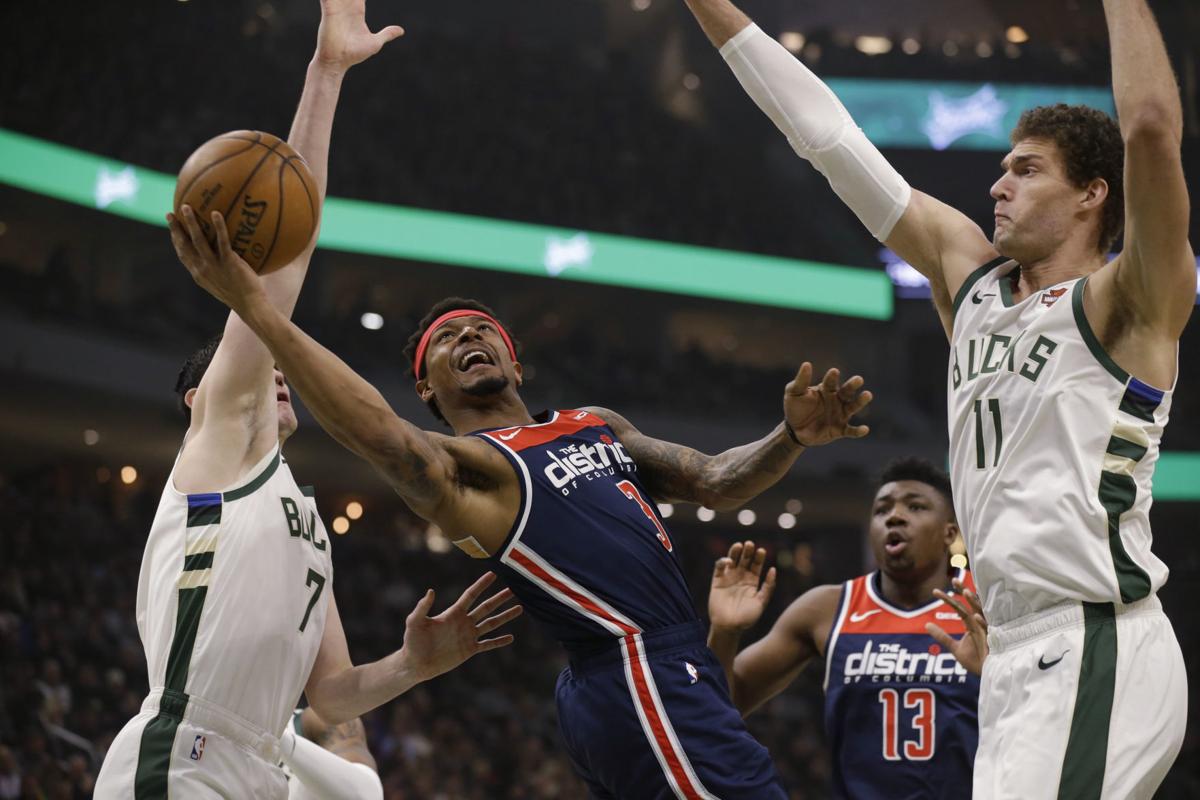 With Giannis Antetokounmpo Sitting Out Khris Middleton Scores 51 As Bucks Race Past Wizards Basketball Madison Com