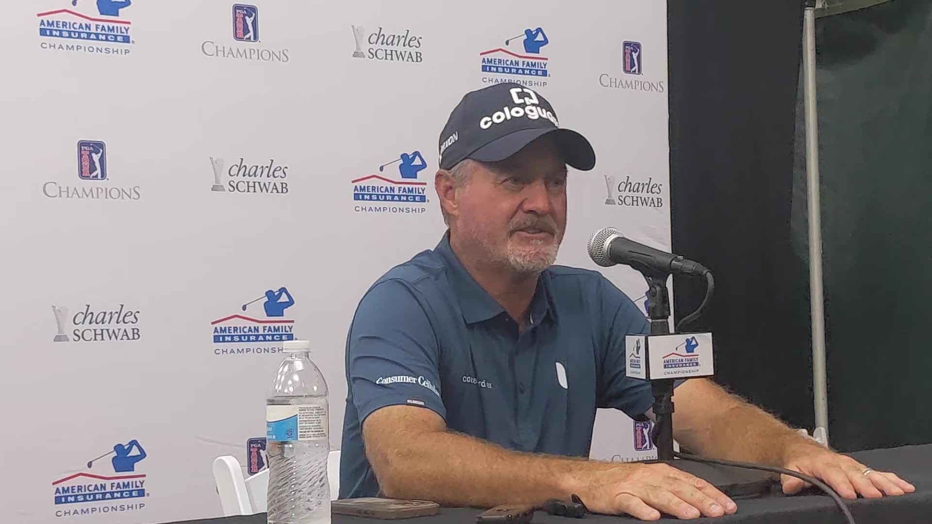 Jerry Kelly explains how team format changes players' strategies at AmFam Championship