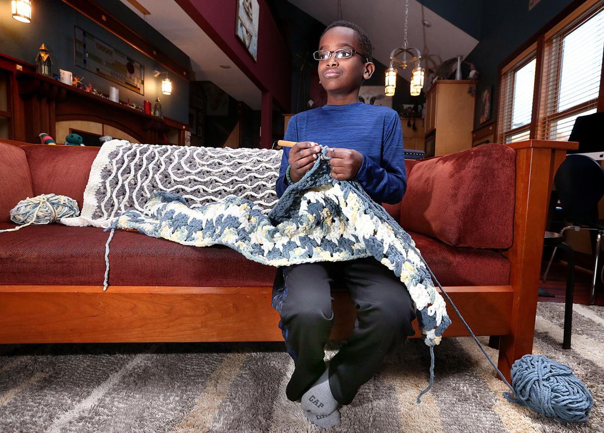 Crochet kid Jonah Larson appearing on Kelly Clarkson show, receives