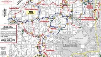 Northwest Dane County snowmobile map | | madison.com Northwest Dane County snowmobile map | | madison.com