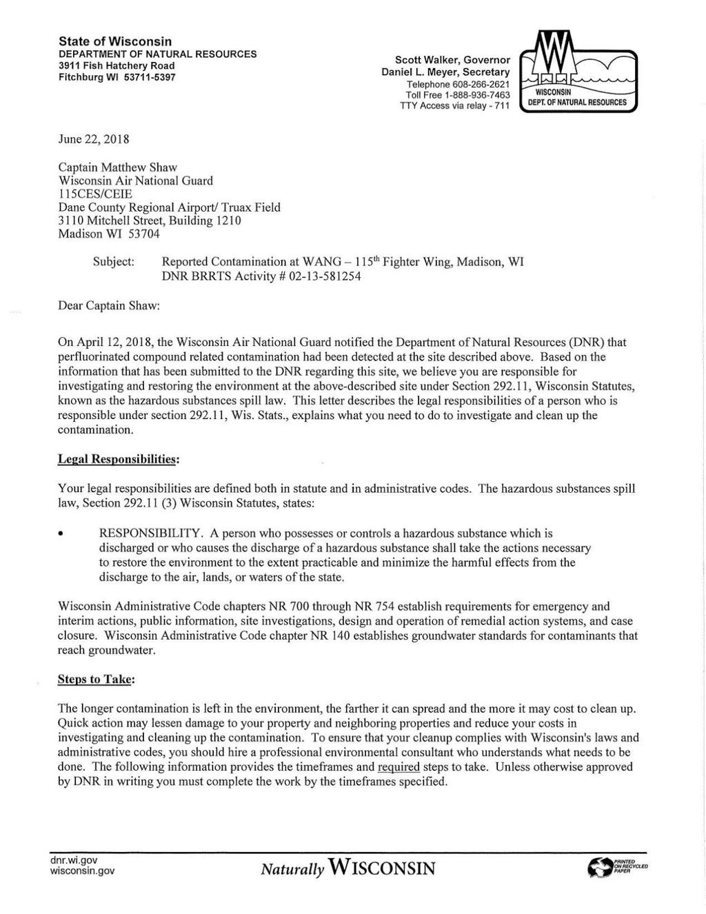 Just Because Madisons Water Meets Legal >> Discarded Deadlines Let Polluted Plume From Military Base Spread Just Because Madisons Water Meets Legal >> Discarded Deadlines Let Polluted Plume From Military Base Spread