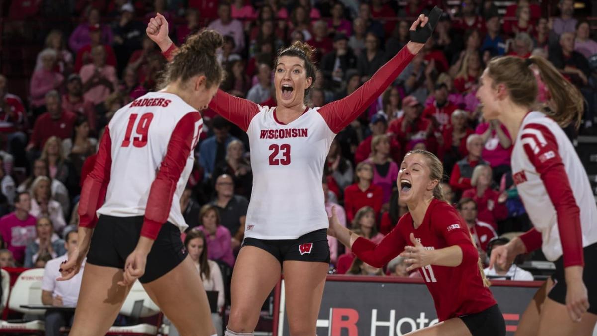 New And Improved Molly Haggerty Gives Wisconsin Volleyball Team A Big Boost College Volleyball Madison Com