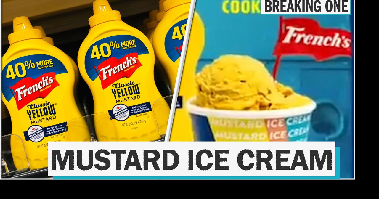 French's mustard ice cream is a reality