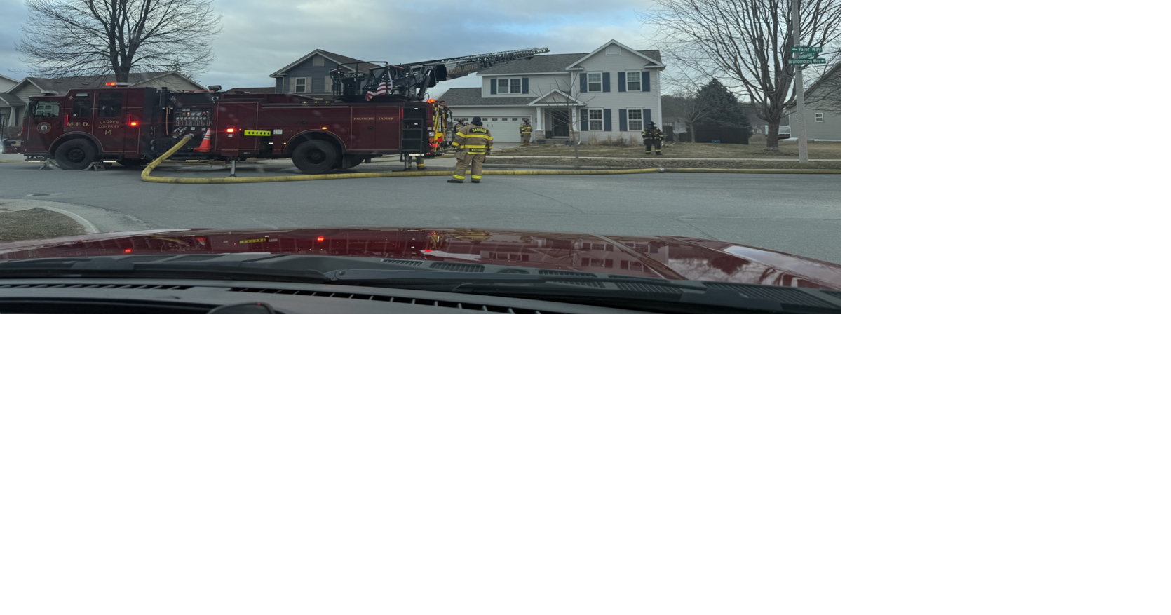 Madison firefighter rescue dog from burning home