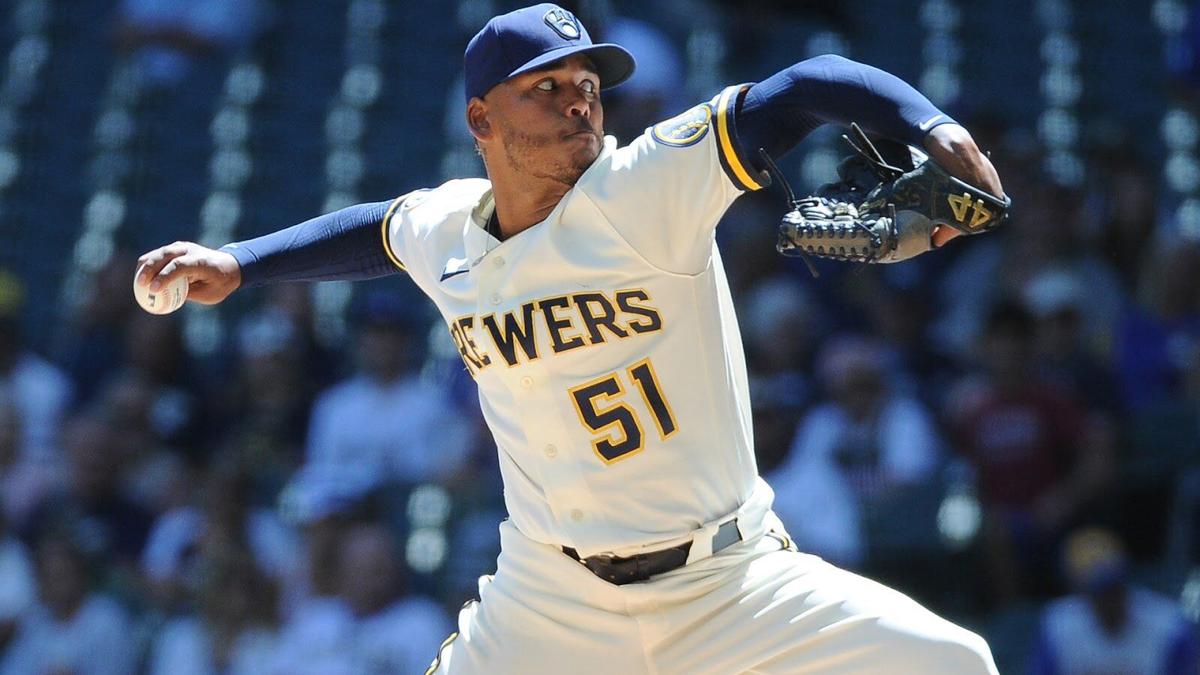 Brewers' Freddy Peralta on Elly De La Cruz and the Reds calling