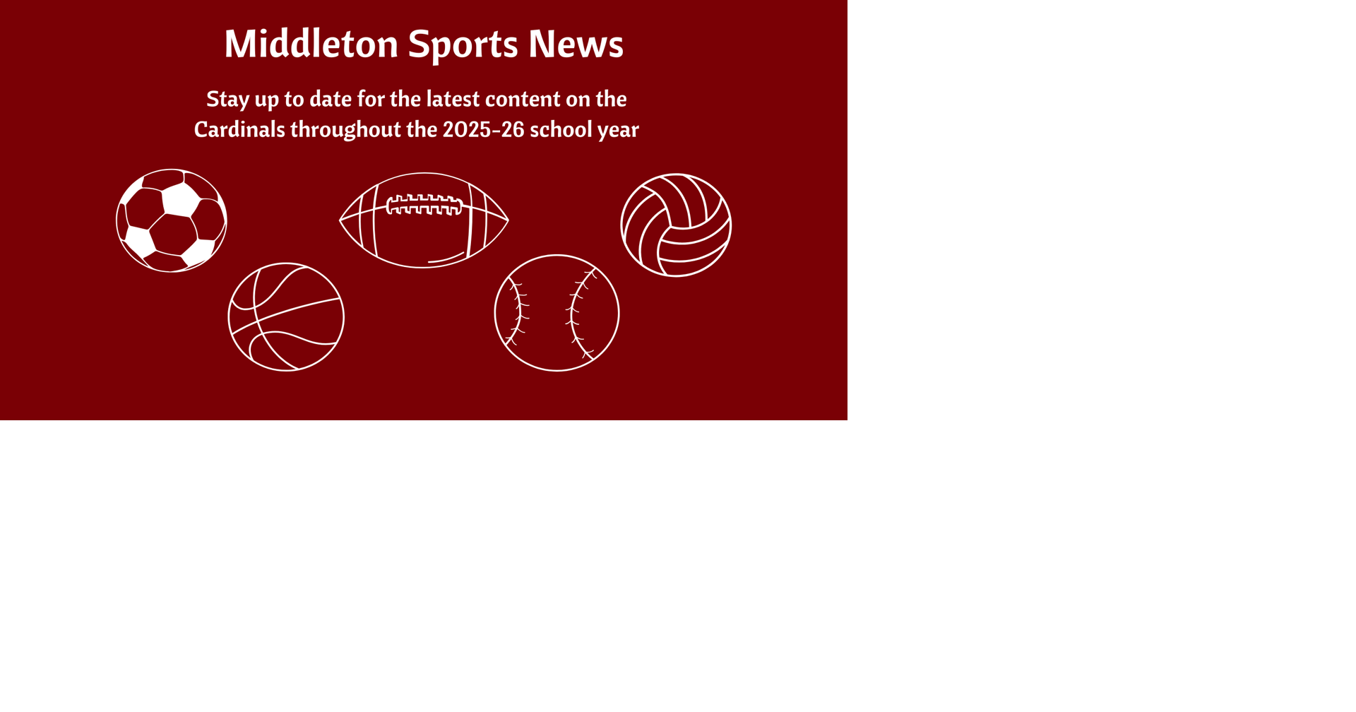 All the latest sports news from Middleton during the 2025-26 school year