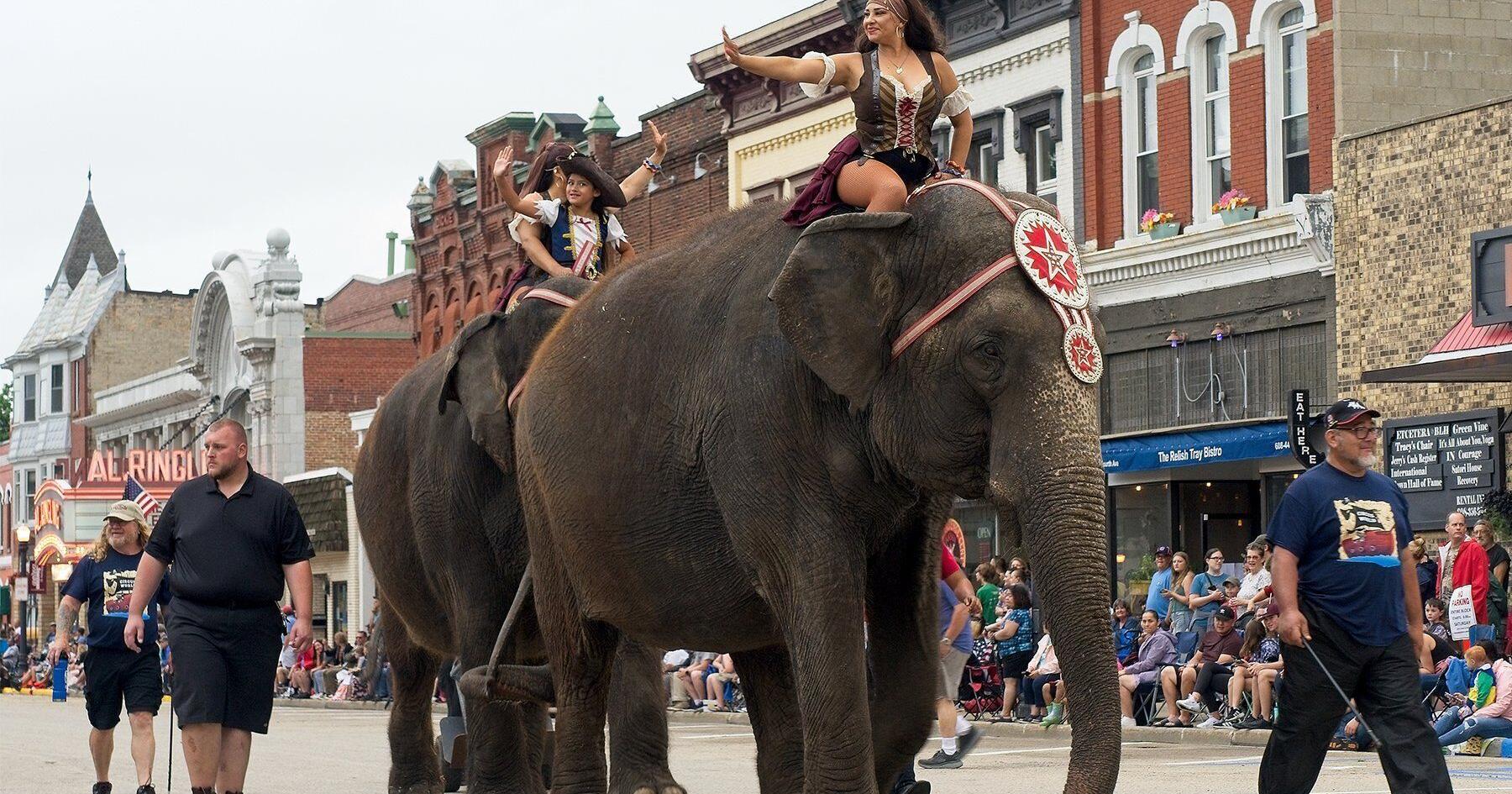 Baraboo's Big Top Parade will be big this year, elephant-sized big - Vimarsana News