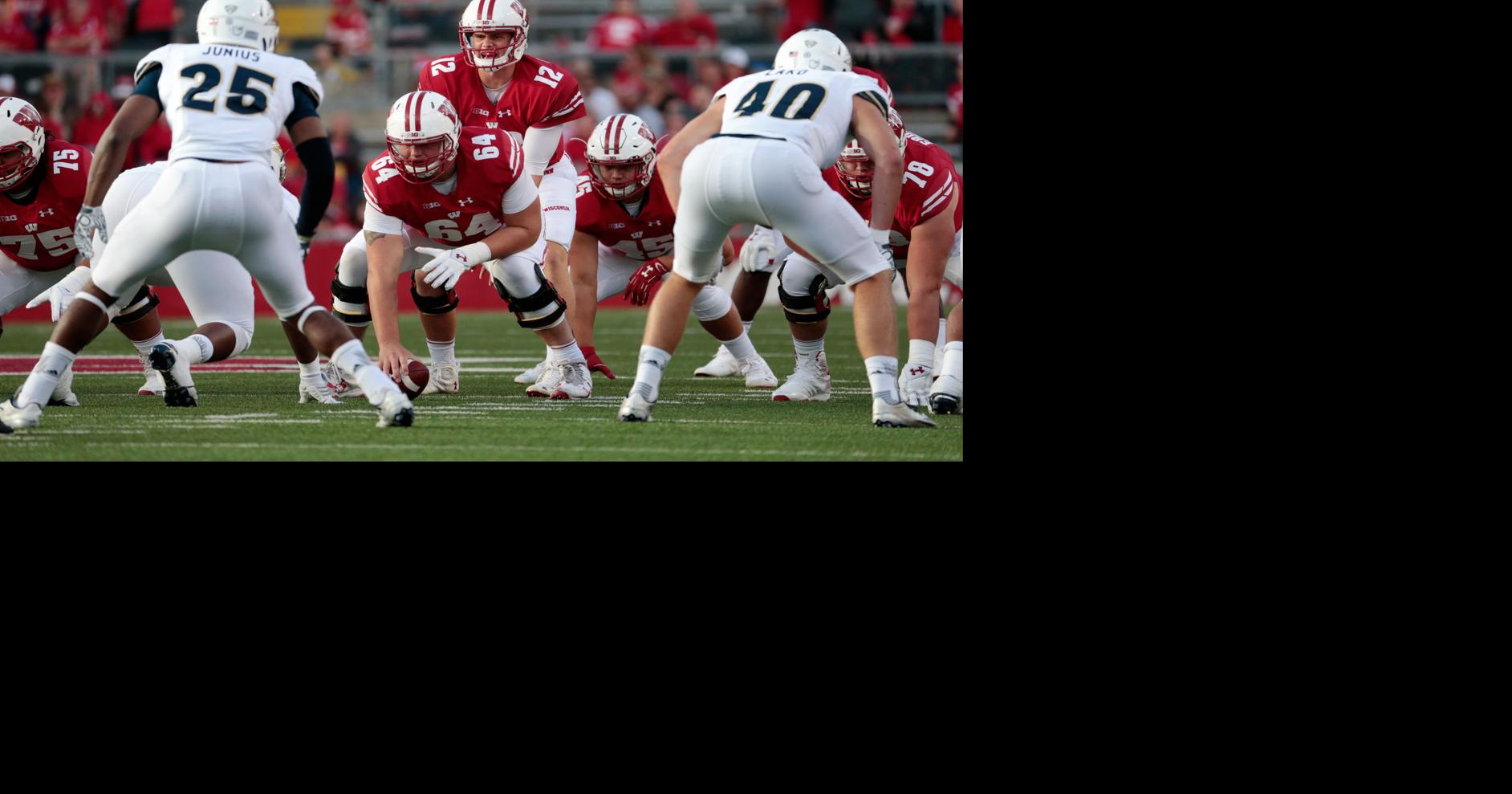 Badgers football notebook: Brett Connors listed as No. 1 center