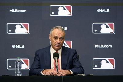 MLB commissioner Rob Manfred, AP generic fie photo