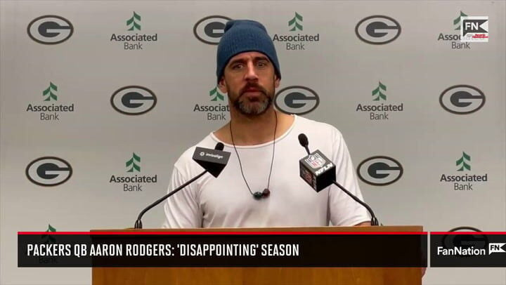 Packers QB Aaron Rodgers: 'Disappointing Season