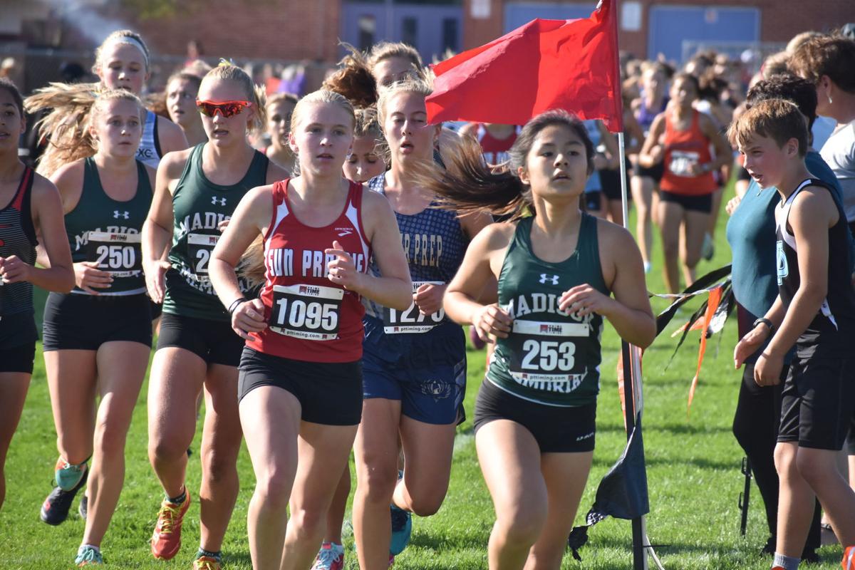 Prep cross country photos: Halfway through Saturday's Verona Invitational girls race