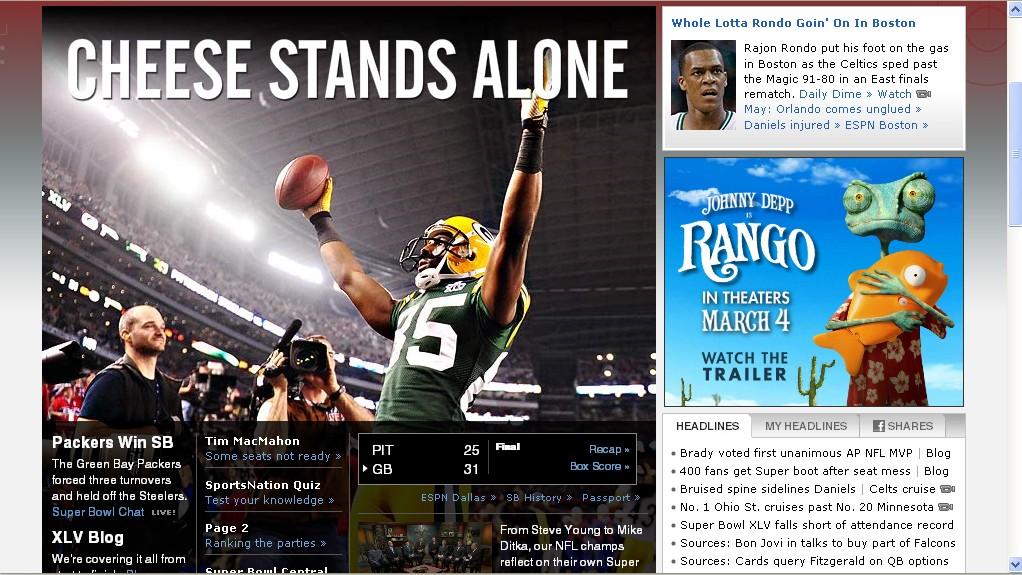 Super Bowl Surfing What Other Websites Said About The Game Madison And Wisconsin Sports Madison Com