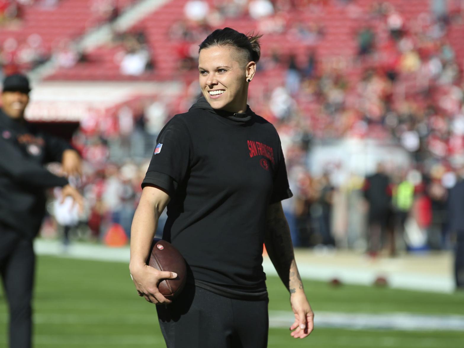 49ers Assistant Katie Sowers To Be 1st Woman Openly Gay