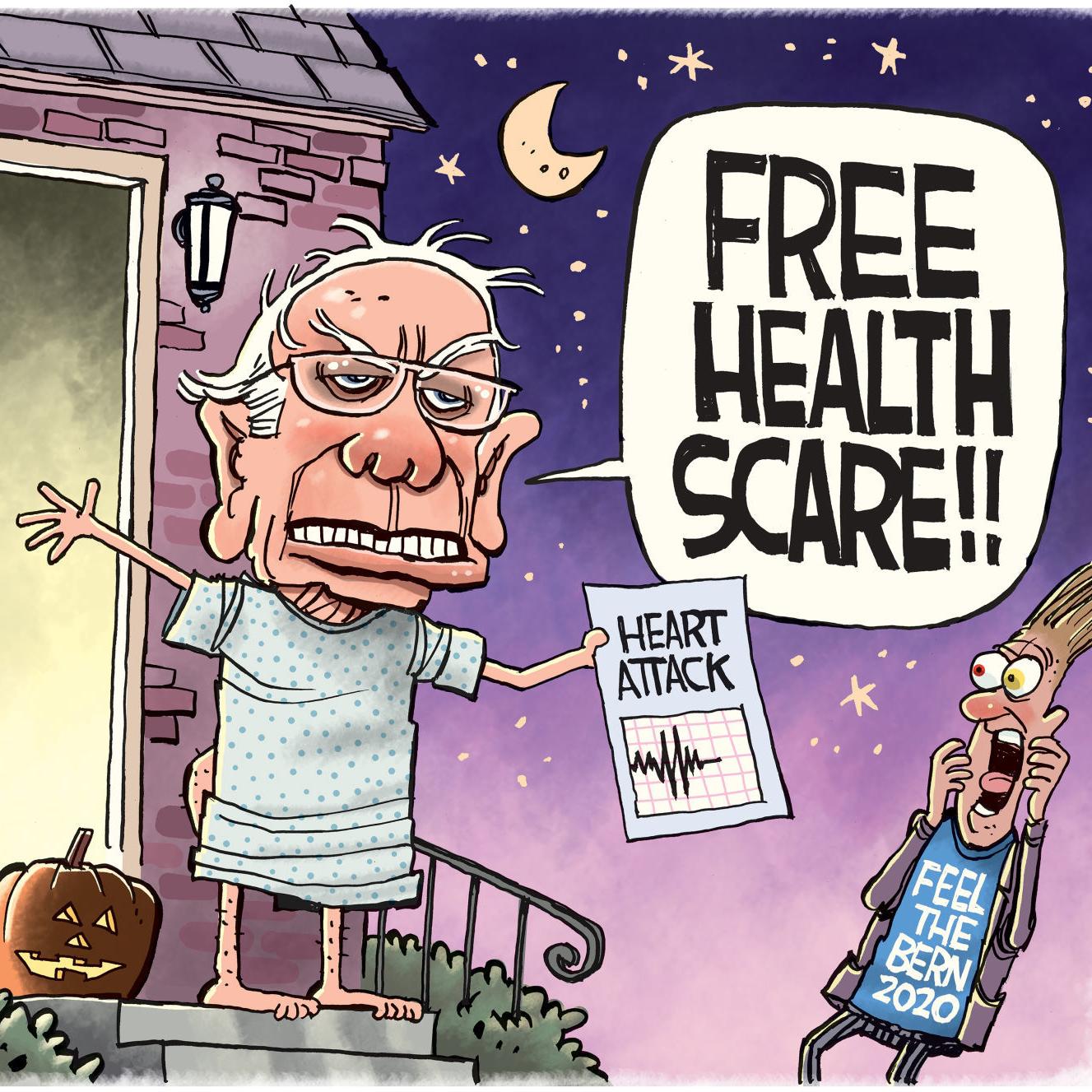 Bernie Sanders Scares His Supporters For Halloween In Rick