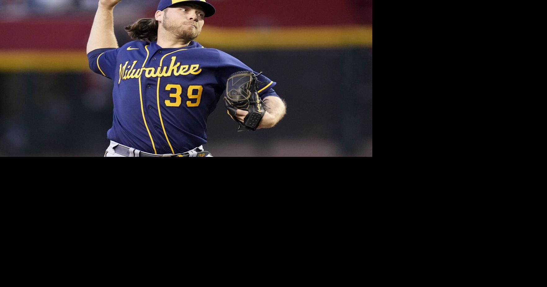 Hitless through 6 innings, Brewers erupt for 7-1 win behind Corbin ...