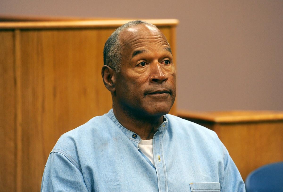 O.J. Simpson attends a parole hearing at Lovelock Correctional Center on July 20, 2017, in Lovelock, Nevada.