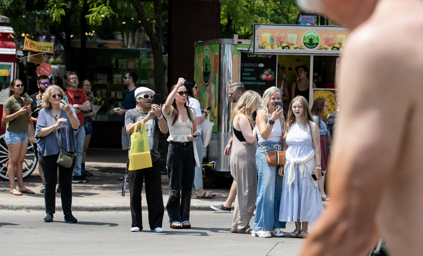 World Naked Bike Ride returns to Capitol Square